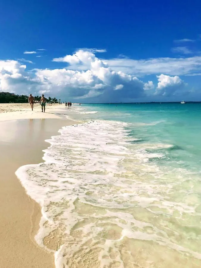 Aruba Condo The Pearl - At Eagle Beach - Minute Walk! Palm Beach